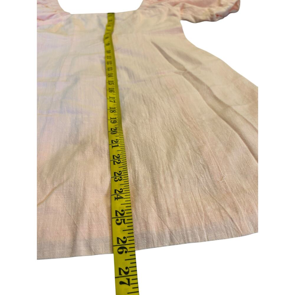 SNDYS Tuscany Baby Pink Cotton Dress - Size M - Picture 9 of 15